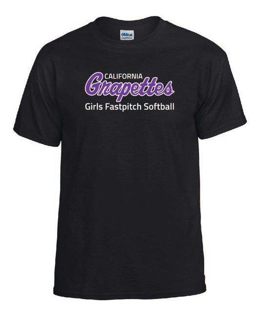 California Grapettes - YOUTH T-SHIRTS BLACK