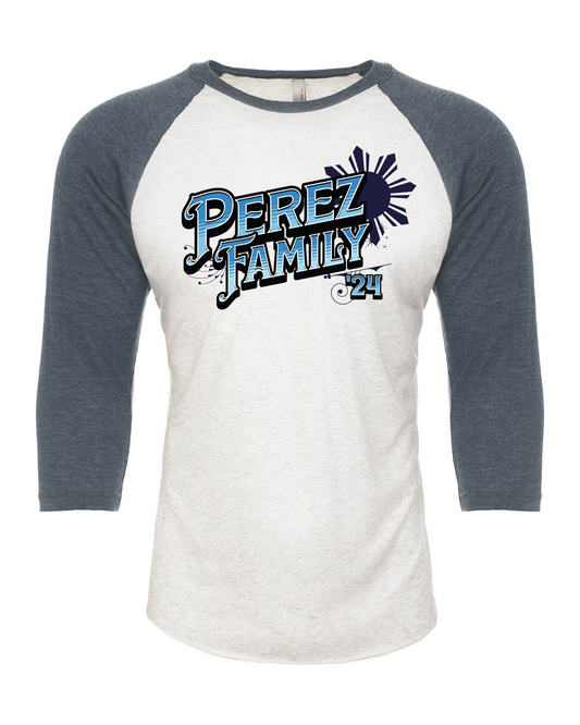 Perez Family 2024 Reunion - ADULT Raglan Tee